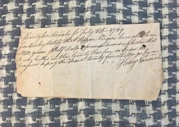 Greene Artifacts: 1789 Wolf Skin Bounty