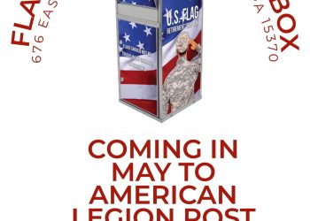 Eagle Scout Project Replacing Legion Flag Retirement Box