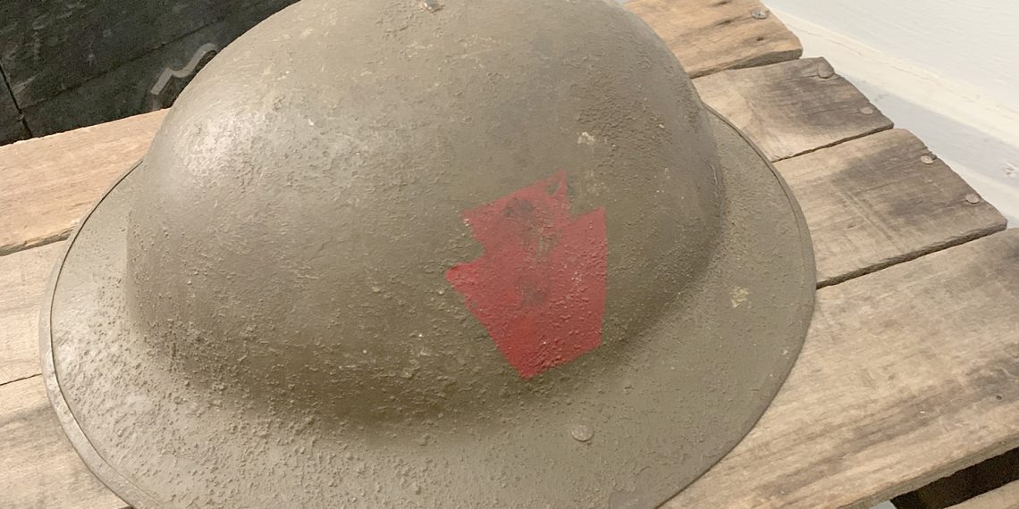Greene Artifacts: Doughboy Helmet from Co. K