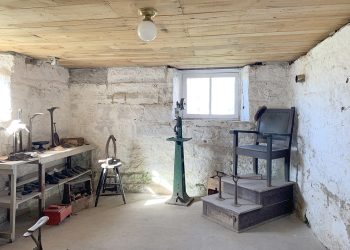 Greene Artifacts: The Poor Farm Shoeshine Shop