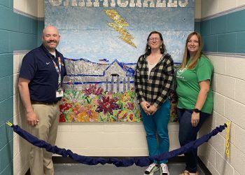 Cool at School: Pop Can Mural at Carmichaels