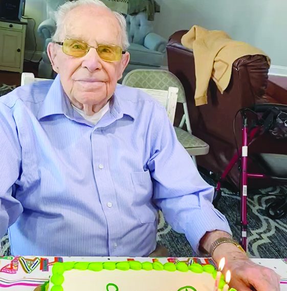 Ralph Conklin Hits Century Mark