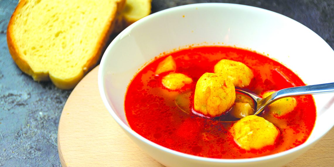 The Willow Inn Tomato Dumpling Soup