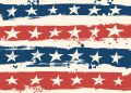 Grunge American flag pattern with stars and stripes symbolizing 250th anniversary of US Independence Day celebration in 2026.