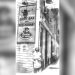 A historic black and white photo shows the exterior of Joe's Dairy Bar and Restaurant in Waynesburg with a woman standing on the sidewalk beneath the iconic sign.