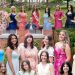 A composite image shows the 2026 Pennsylvania Bituminous Coal Queen candidates and the 2026 Miss Rain Day candidates posing together outdoors at Waynesburg University and The Denny House.